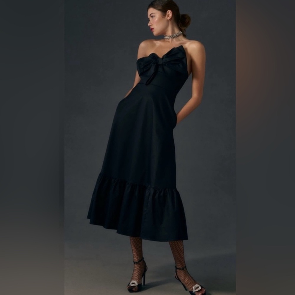 Anthropologie Hutch Bow Tie Dress NWT Size 12